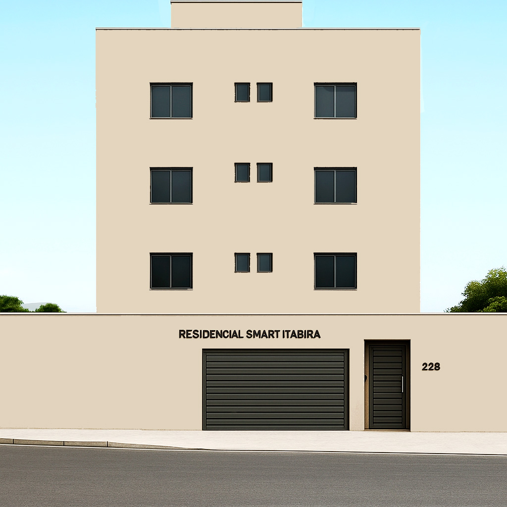 Residencial Smart Itabira - Centro de Itabira - Apartamento 1 quarto para investidores